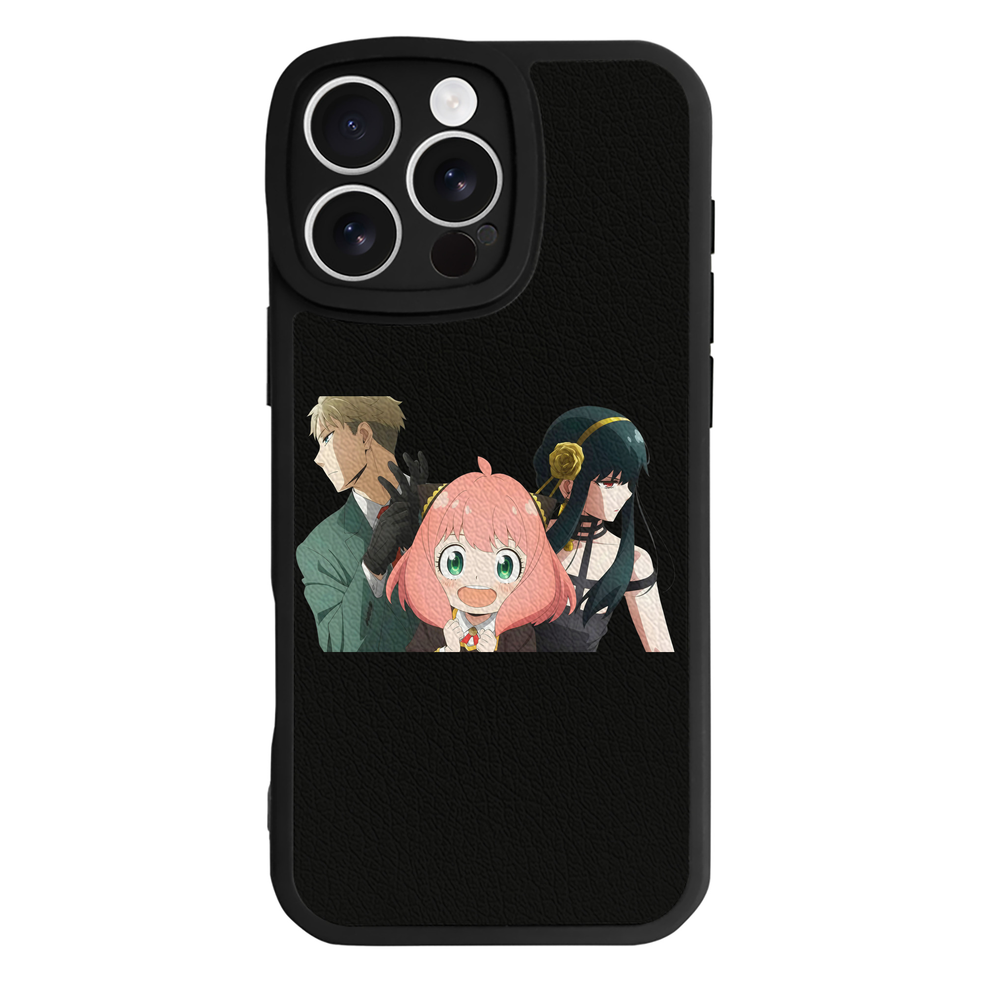 （画像用） SPY×FAMILY间谍家家酒 【iPhone 16シリーズ対応】シリコンスマホケース（レザー調） 材質：シリコン